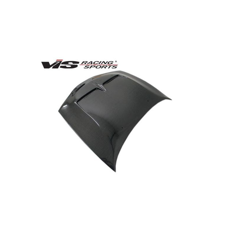 VIS Racing Monster Style Black Carbon Fiber Hood (95MTECL2DMON-010C)