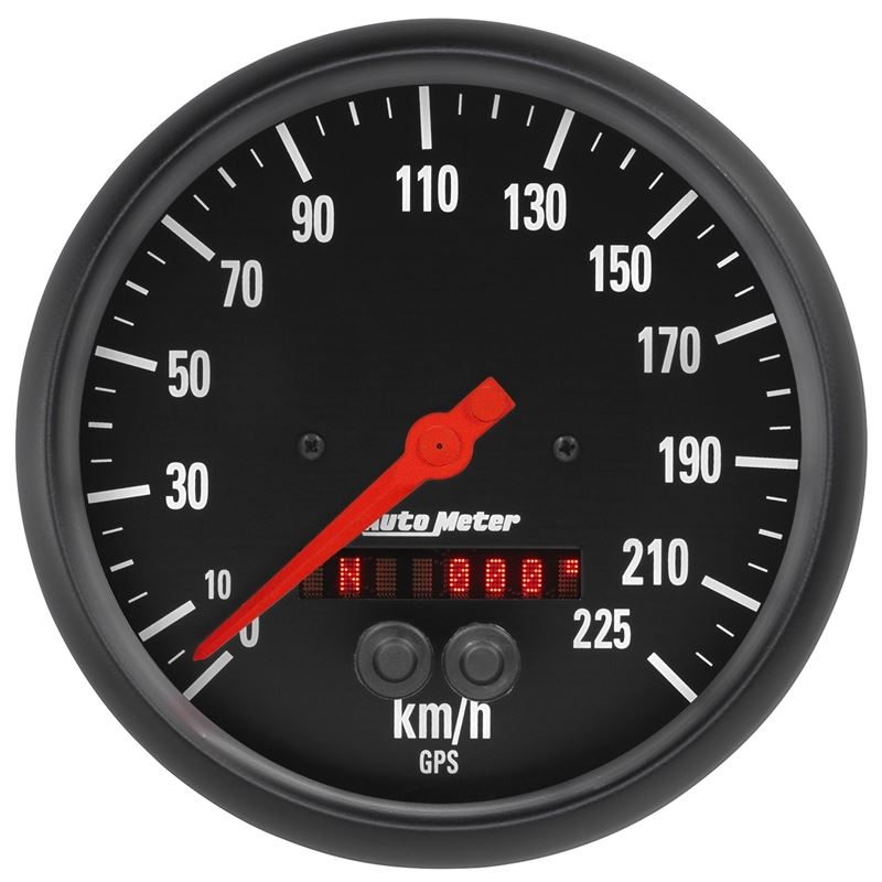 AutoMeter Z Series 5in. 225KM/H (GPS) Speedometer Gauge (2684-M)