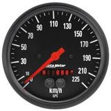 AutoMeter Z Series 5in. 225KM/H (GPS) Speedometer Gauge (2684-M)