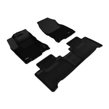 Load image into Gallery viewer, 3D Maxpider KAGU Floor Mat, BLACK, 1ST ROW/2ND ROW (L1LX05101509)