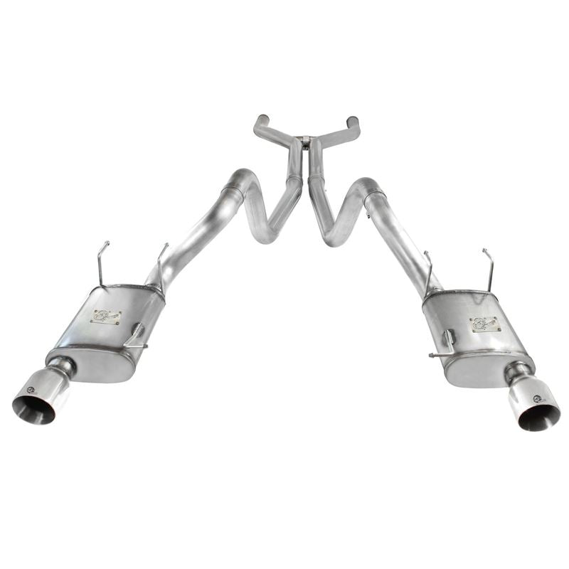 aFe MACH Force-Xp 3 IN 409 Stainless Steel Cat-Back Exhaust System w/Polished Tip (49-43049-P)