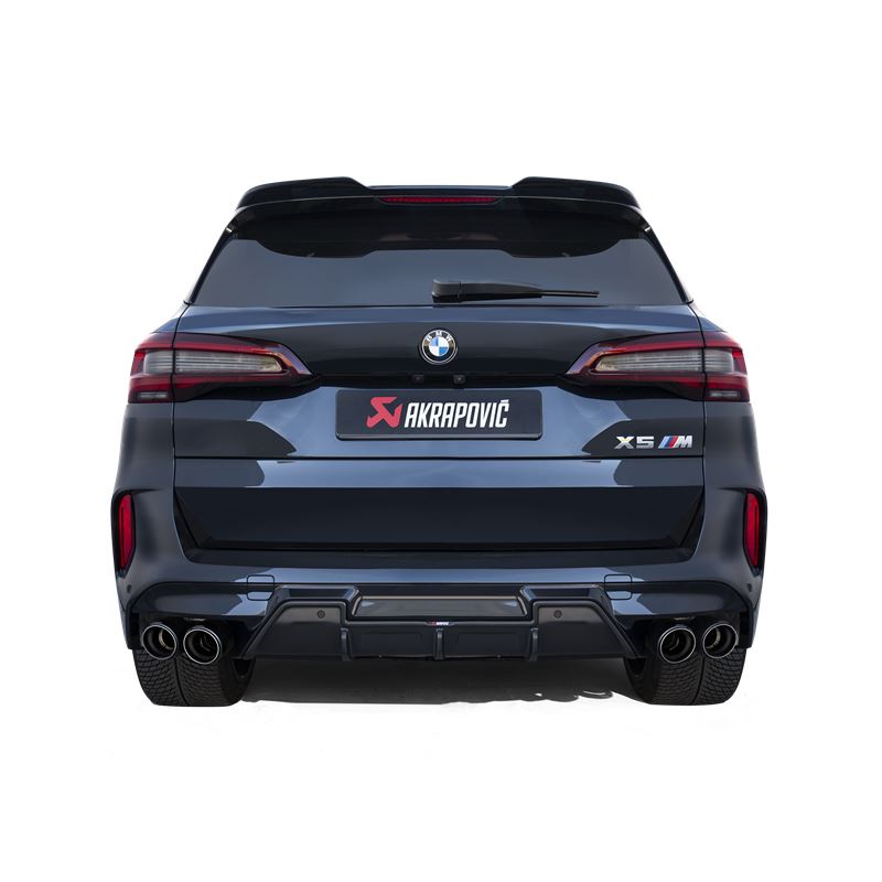 Akrapovic Slip-On Line(Titanium) w/Carbon Fiber Titanium Tips for 2020 BMW X5(S-BM/T/16H)