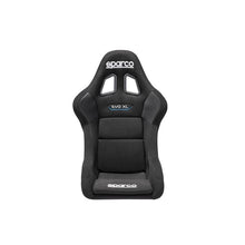 Load image into Gallery viewer, Sparco EVO XL QRT Racing Seats, Black/Black Cloth with Black Stitch (008015RNR)