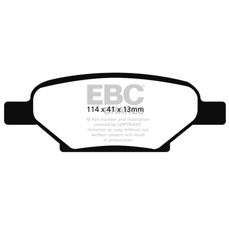 EBC Redstuff Ceramic Low Dust Brake Pads (DP31704C)