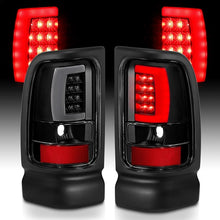 Load image into Gallery viewer, ANZO USA Tail Light Assembly, LED, Clear Lens, Black Housing, Pair, (311339)