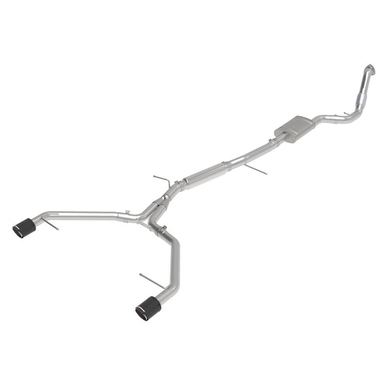 aFe MACH Force-Xp 3 IN to 2-1/2 IN Stainless Steel Cat-Back Exhaust System Carbon (49-36420-C)