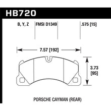 Load image into Gallery viewer, Hawk Performance HPS 5.0 Brake Pads (HB720B.575)