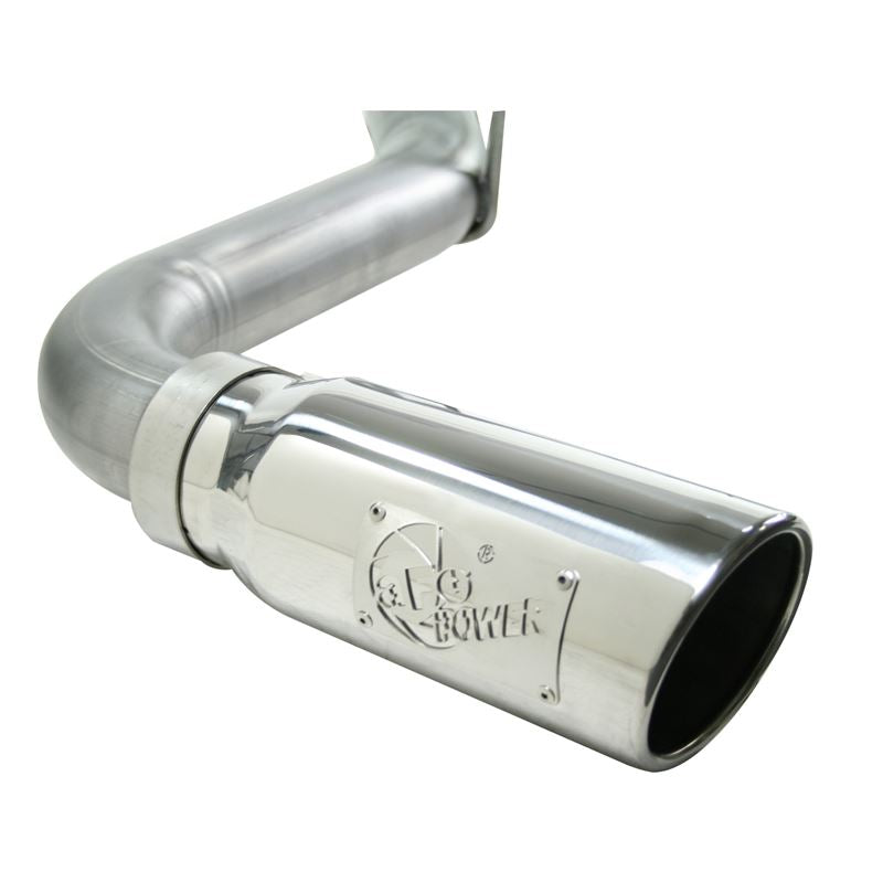 aFe MACH Force-Xp 3 IN 409 Stainless Steel Cat-Back Exhaust System w/Polished Tip (49-43043-P)