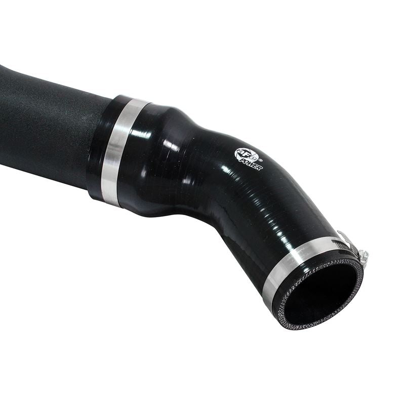 aFe BladeRunner 3 IN Aluminum Hot Charge Pipe Black (46-20178-B)