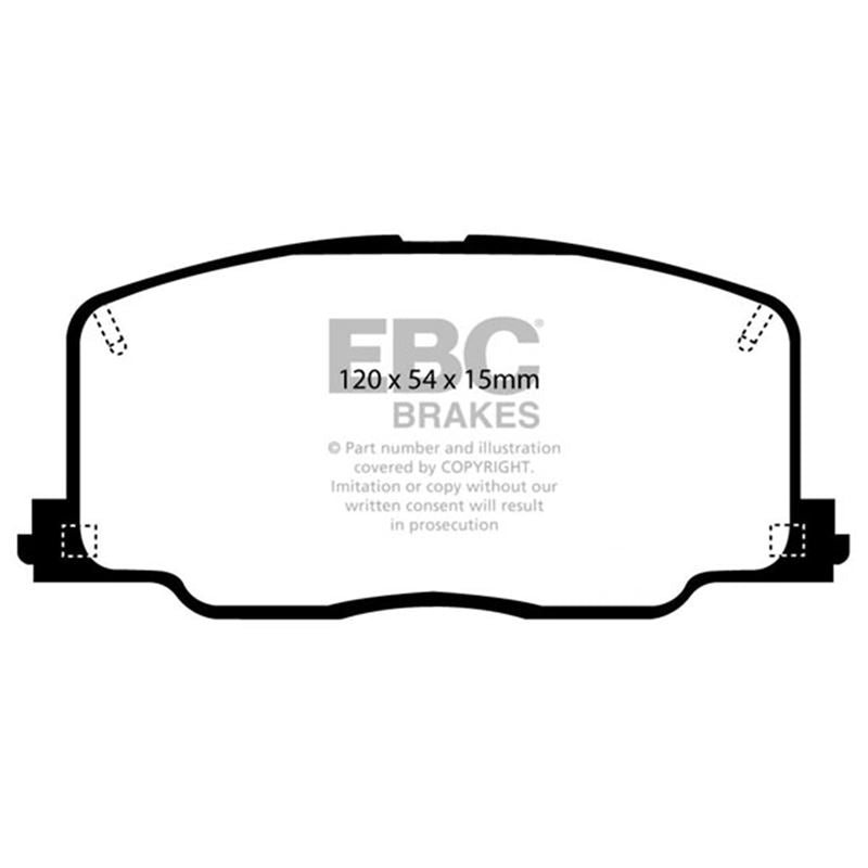 EBC Greenstuff 2000 Series Sport Brake Pads (DP2725)