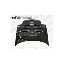 Load image into Gallery viewer, VIS Racing Fuzion Style Black Carbon Fiber Hood (93MZRX72DFZ-010C)