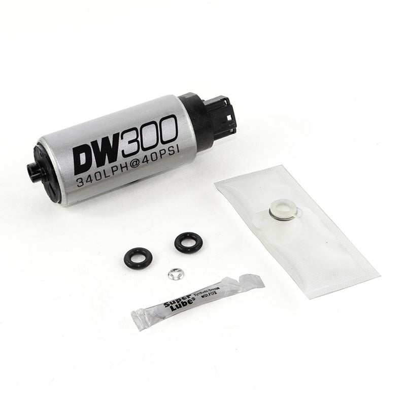 Deatschwerks DW300 series, 340lph in-tank fuel pump w/ install kit (Excludes Si) 06-11 (9-301S-1007)