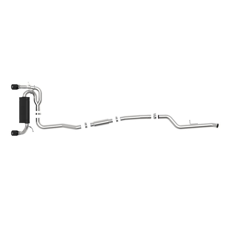 aFe MACH Force-XP 3 IN to 2-1/2 IN 304 Stainless Steel Cat-Back Exhaust Black (49-36347-B)