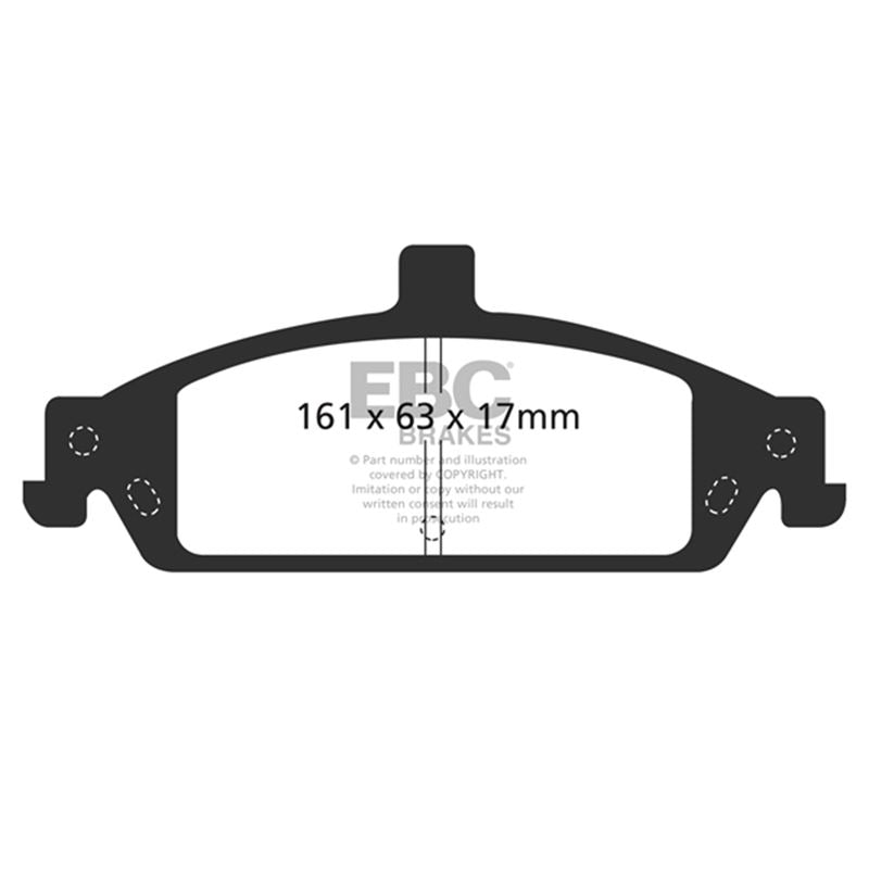 EBC Greenstuff 2000 Series Sport Brake Pads (DP21248)