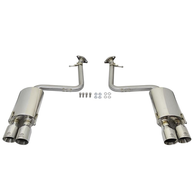 Takeda 2 IN Stainless Steel Axle-Back Exhaust System w/Polished Tips (49-36037-P)