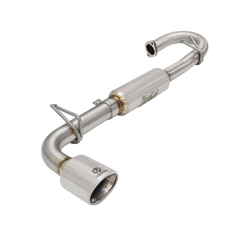 Takeda 2-1/4 to 2-1/2in Stainless Steel Axle-Back Exhaust Sys w/Polished Tip (49-36025-P)