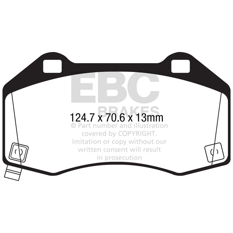 EBC Greenstuff 2000 Series Sport Brake Pads (DP22286)