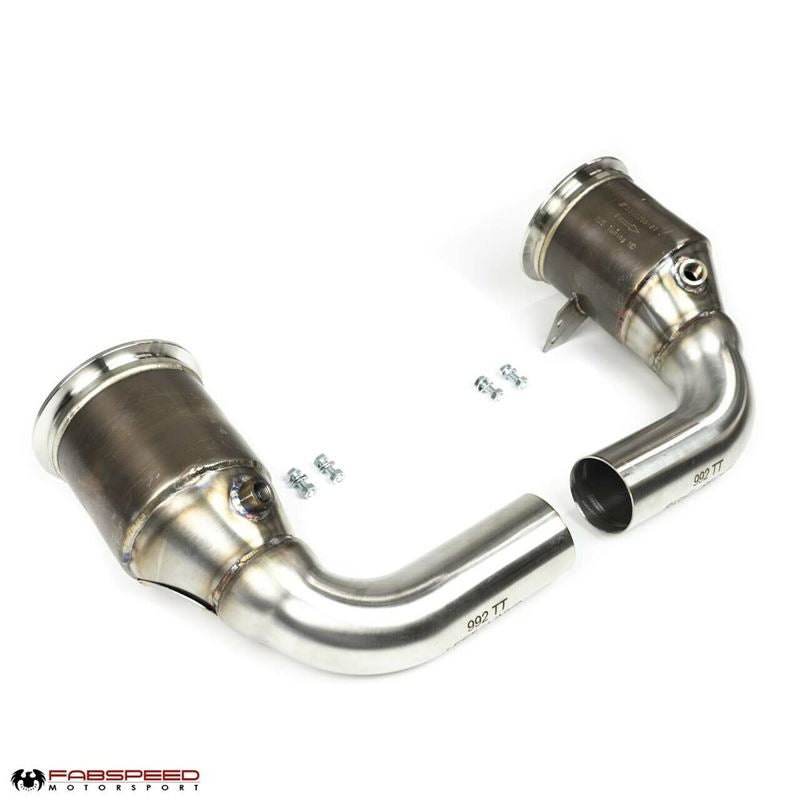 Fabspeed 992 Twin Turbo/Twin Turbo S Sport Catalytic Converters (21+) (FS.POR.992T.SC)