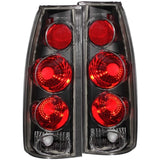 ANZO USA 1999-2000 Cadillac Escalade Taillights Black 3D Style (211019)