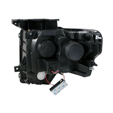 Load image into Gallery viewer, ANZO USA 2009-2014 Ford F-150 Projector Headlights w/ Halo Black (CCFL) G2 (111298)