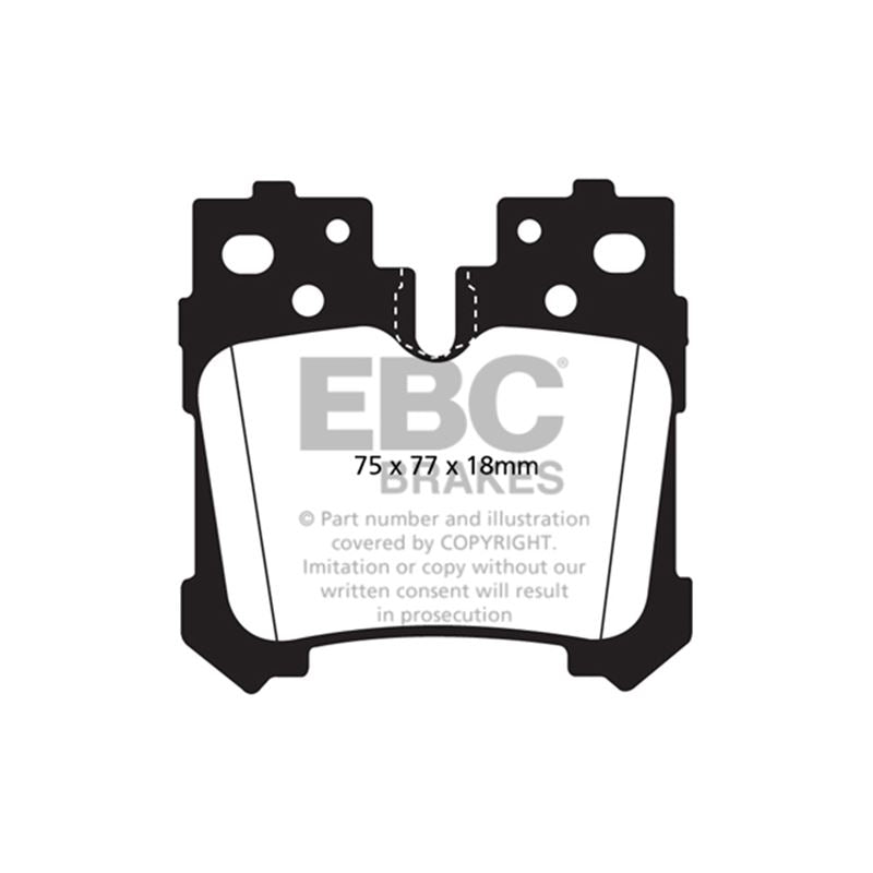 EBC Greenstuff 2000 Series Sport Brake Pads (DP21812)