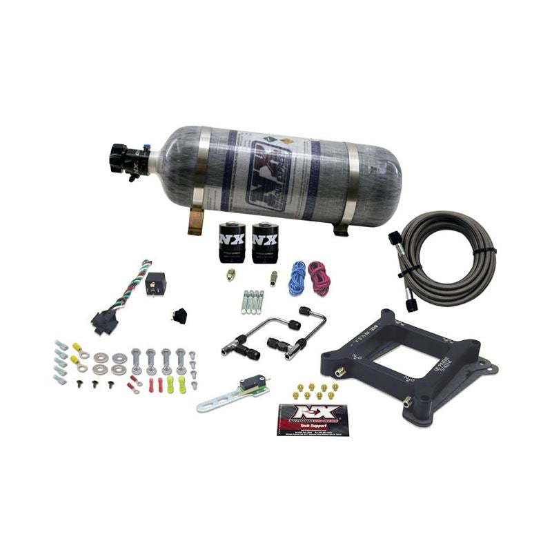 Nitrous Express 4150 Gemini Stage 6 Alcohol Nitrous Kit w/Composite Bottle (60045-12)