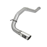 aFe Large Bore-HD 4 IN DPF-Back Stainless Steel Exhaust System w/Polished Tip (49-46113-P)