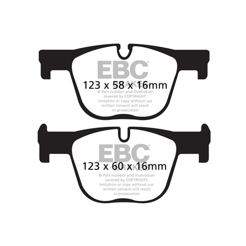 EBC Yellowstuff Street And Track Brake Pads (DP42131R)