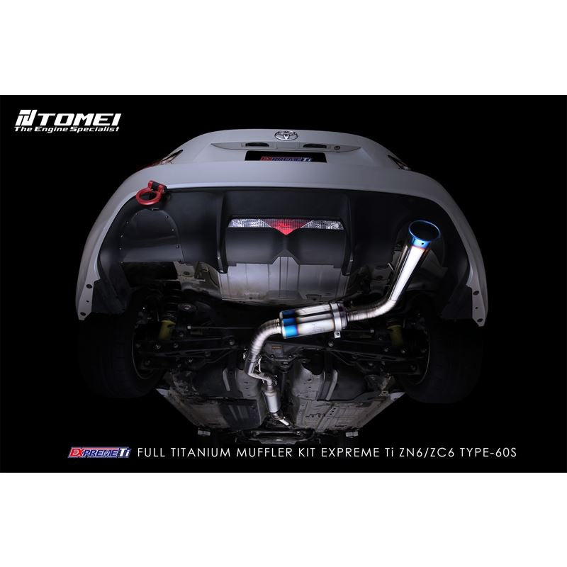 FULL TITANIUM MUFFLER KIT EXPREME Ti ZN6/ZC6 TYPE-60S (TB6090-SB03A)