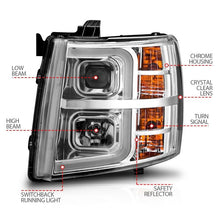 Load image into Gallery viewer, ANZO USA Projector Headlight Set for 2007-2013 Chevrolet Silverado 1500 (111546)