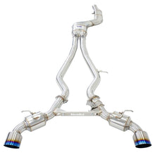 Load image into Gallery viewer, Invidia Q300 w/ Valve Rolled Titanium Tip Cat-back Exhaust for 2019+ Toyota Supra (HS19TSP4VQ31RT)