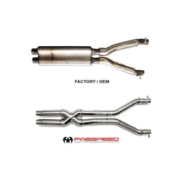 Fabspeed Ferrari F550 Resonator Bypass X- Pipe (FS.FER.550.XP)