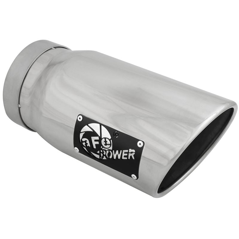 aFe MACH Force-Xp 304 Stainless Steel Clamp-on Exhaust Tip Polished (49T50601-P12)