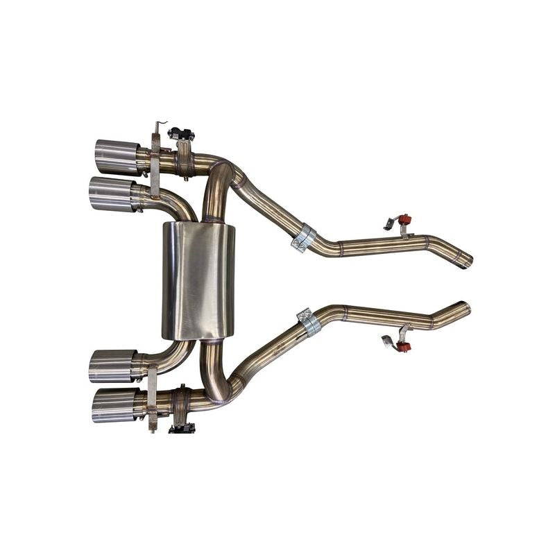 Active Autowerke Valved Rear Exhaust W/ 100mm Tips - 2021+ G8x M3 / M4 (11-086B)