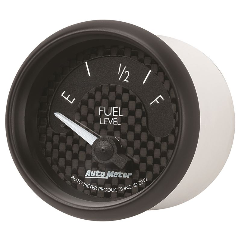 AutoMeter GT Series 52mm Short Sweep Electronic 73-10 ohms Fuel Level (For most Ford and Chrysler) (8015)