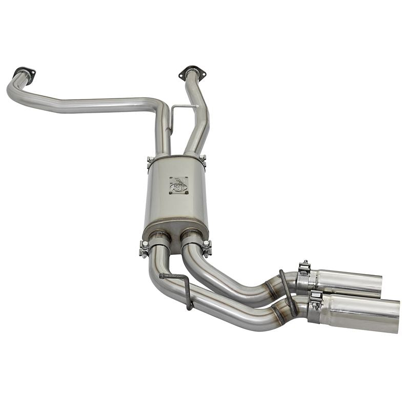 aFe Rebel Series 2-1/2" Cat-Back Exhaust System w/ Polished Tip (49-46126-P)