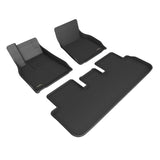 3D Maxpider KAGU Floor Mat, BLACK, 1ST ROW/2ND ROW (L1TL03801509)