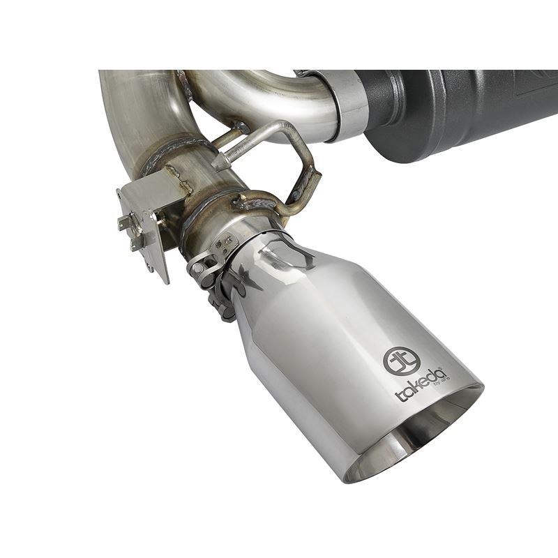 Takeda 3 IN 304 Stainless Steel Axle-Back Exhaust System w/ Polished Tip (49-33104-P)