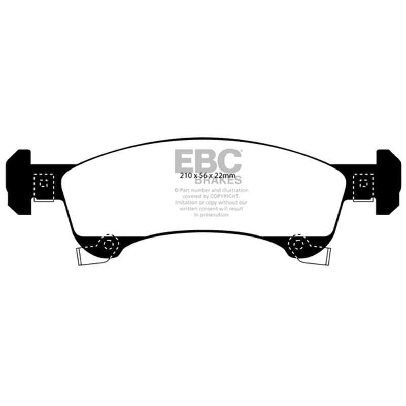 EBC Ultimax OEM Replacement Brake Pads (UD934)