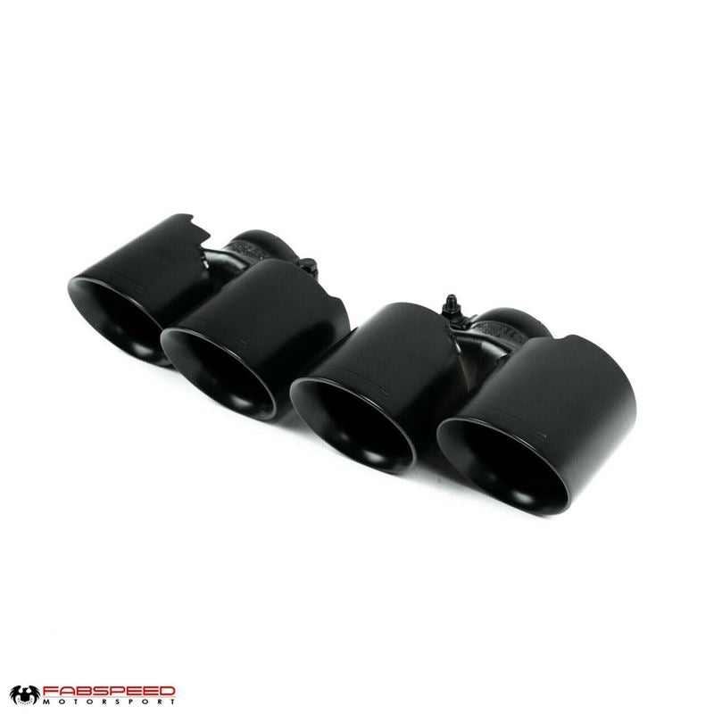 Fabspeed Porsche 991.2 Carrera Deluxe Quad Tips (17-19) (FS.POR.9912.QDTC)