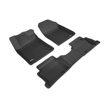 Load image into Gallery viewer, 3D Maxpider KAGU Floor Mat, BLACK, 1ST ROW/2ND ROW (L1HY08101509)