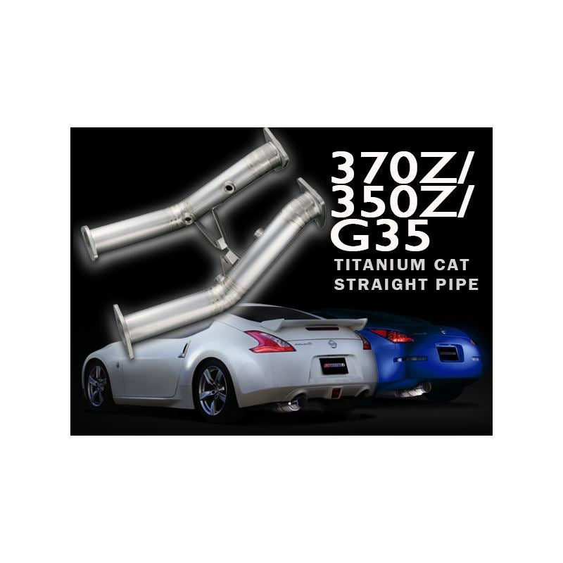 FULL TITANIUM CAT STRAIGHT PIPE KIT EXPREME Ti Z33/Z34 VQ35HR/VQ37VHR (TB6100-NS02A)