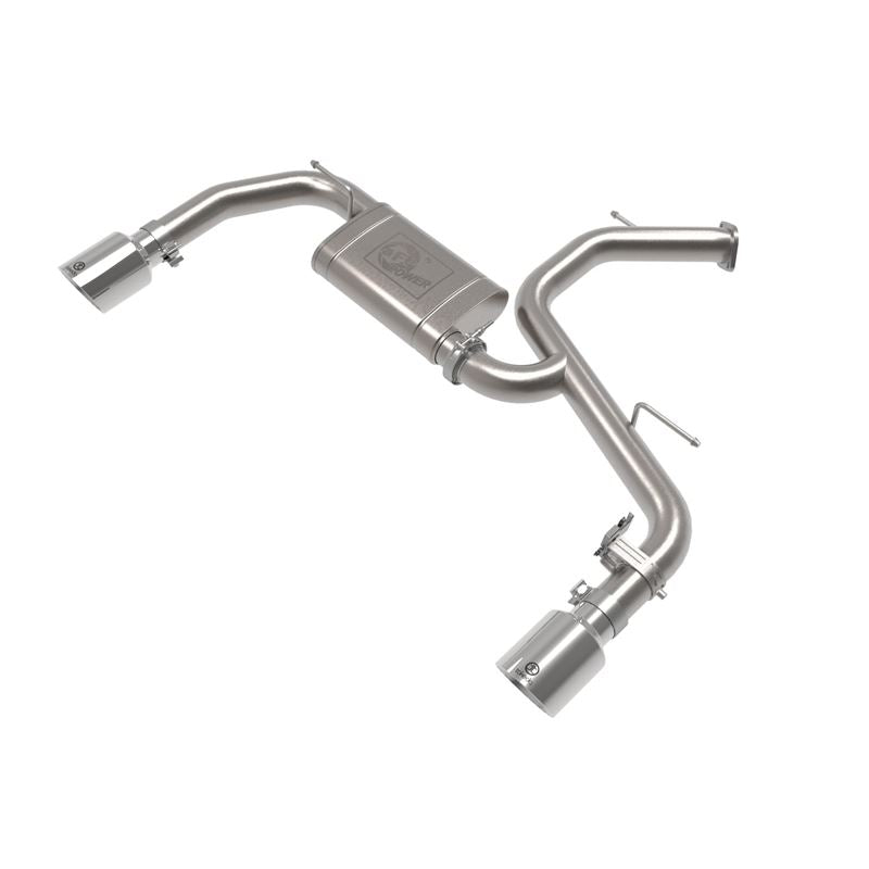 Takeda 3 IN 304 Stainless Steel Axle-Back Exhaust w/ Polished Tips (49-37027-P)