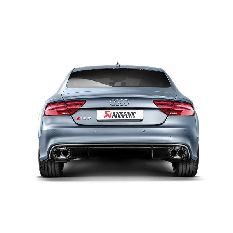 Akrapovic 14-17 Audi RS6 Avant (C7) Evolution Line Cat Back (Titanium) w/ Carbon Tips (S-AU/TI/3H)