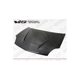 VIS Racing Invader Style Black Carbon Fiber Hood (00DGNEO4DVS-010C)