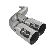 Load image into Gallery viewer, aFe Rebel XD Series 4 IN 409 Stainless Steel DPF-Back Exhaust w/Dual Polished Tips for 2011-2014 Ford F-250 Super Duty(49-43120-P)