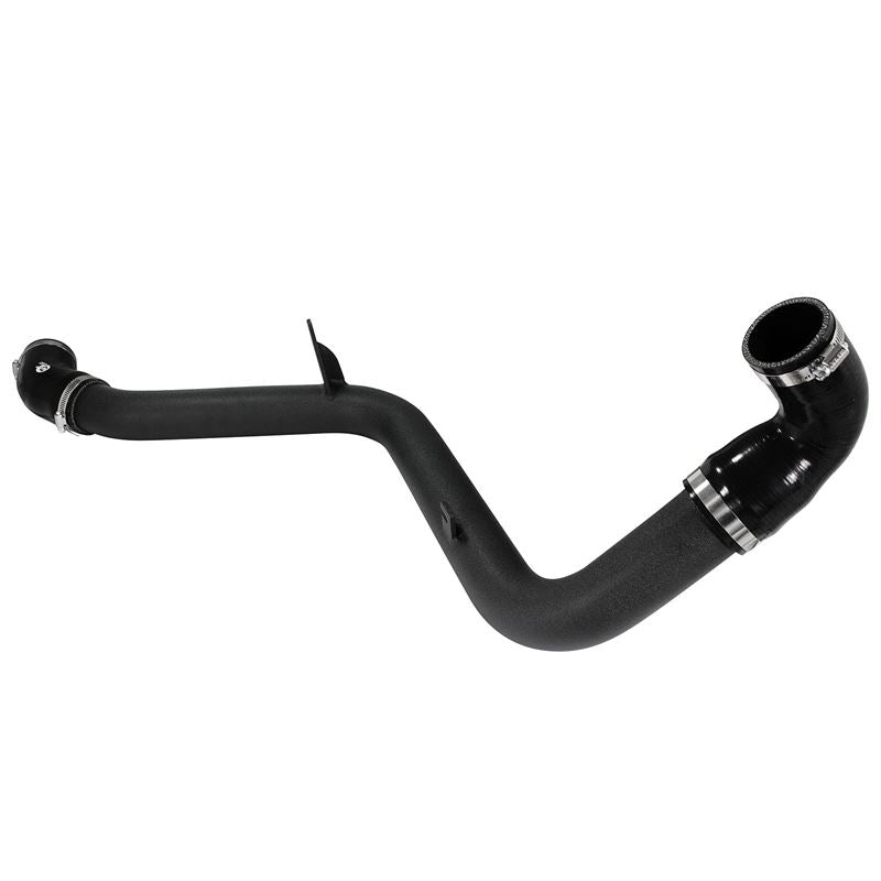 aFe BladeRunner 2-1/2 IN Aluminum Hot Charge Pipe Black (46-20188-B)