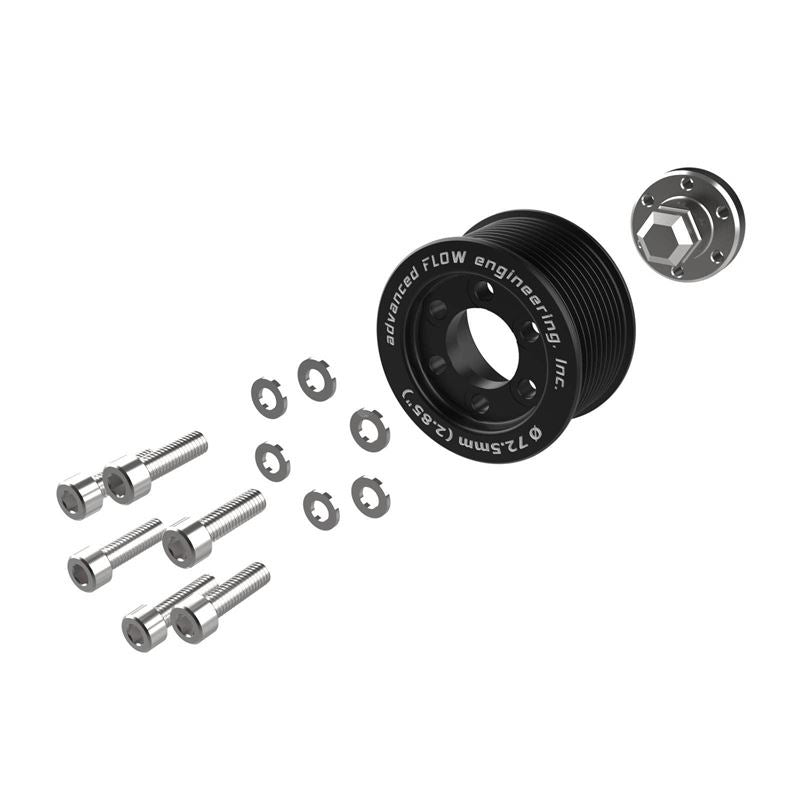 aFe 2.85in Supercharger Power Pulley Kit for 15-23 Dodge Challenger / 15-23 Dodge Charger SRT Hellcat (79-10007)