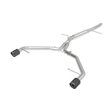 Load image into Gallery viewer, aFe MACH Force-Xp 3 IN to 2-1/2 IN Stainless Steel Axle-Back Exhaust System Carbon (49-36419-C)