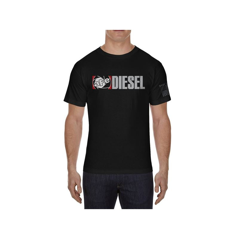 aFe Diesel Graphic Mens T-Shirt Black (3XL) (40-30225)